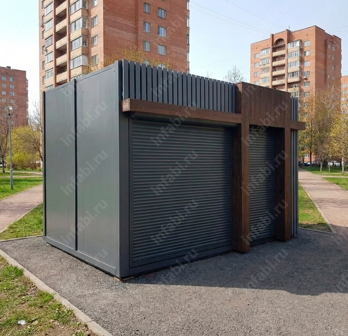 Модульный павильон Бытовая техника 4х4 м