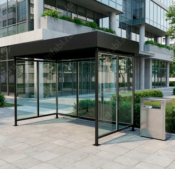 Павильон для курения КМ-10 (тип 1)