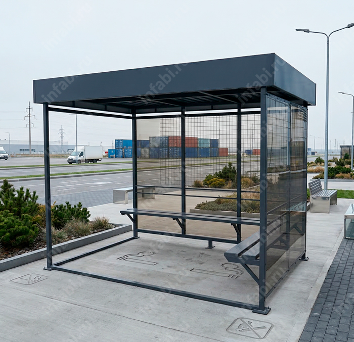 Павильон для курения КМ-10 (тип 9)