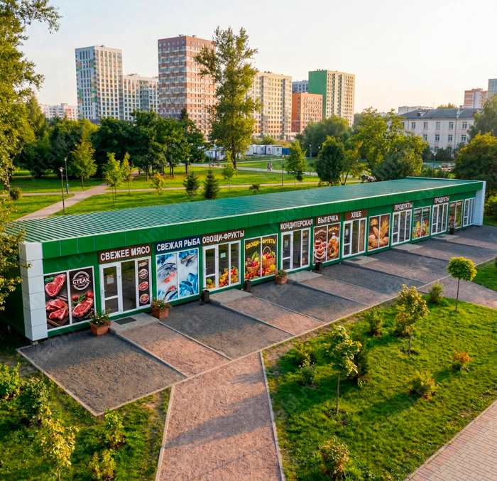 Модульный павильон 