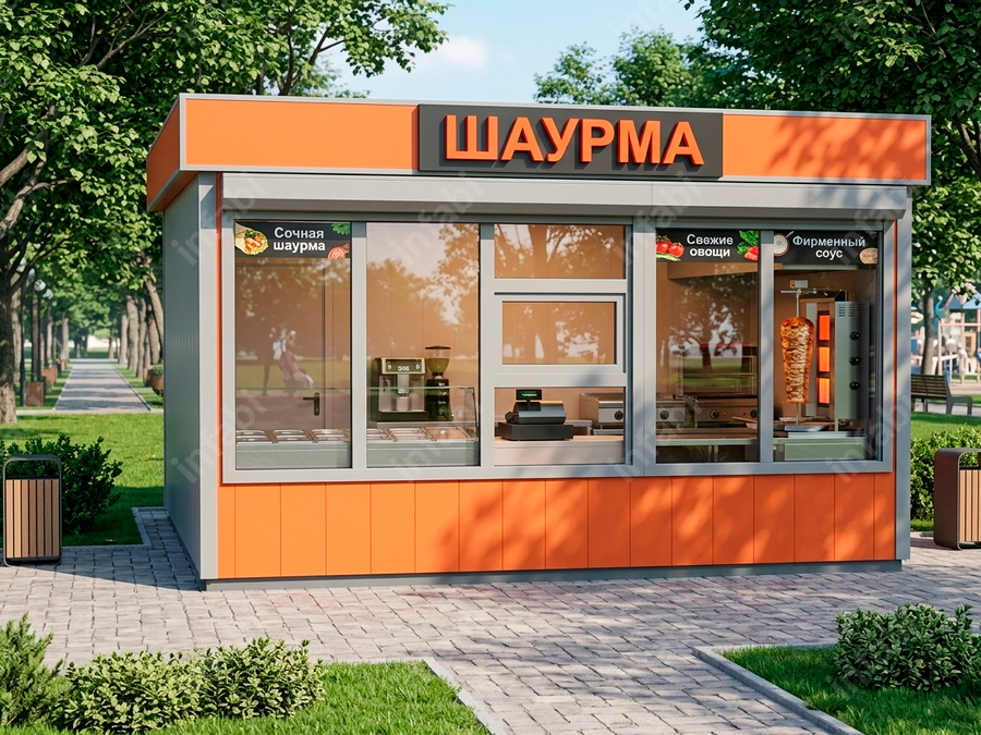 Фотография 2. Киоск для шаурмы (тип 4)