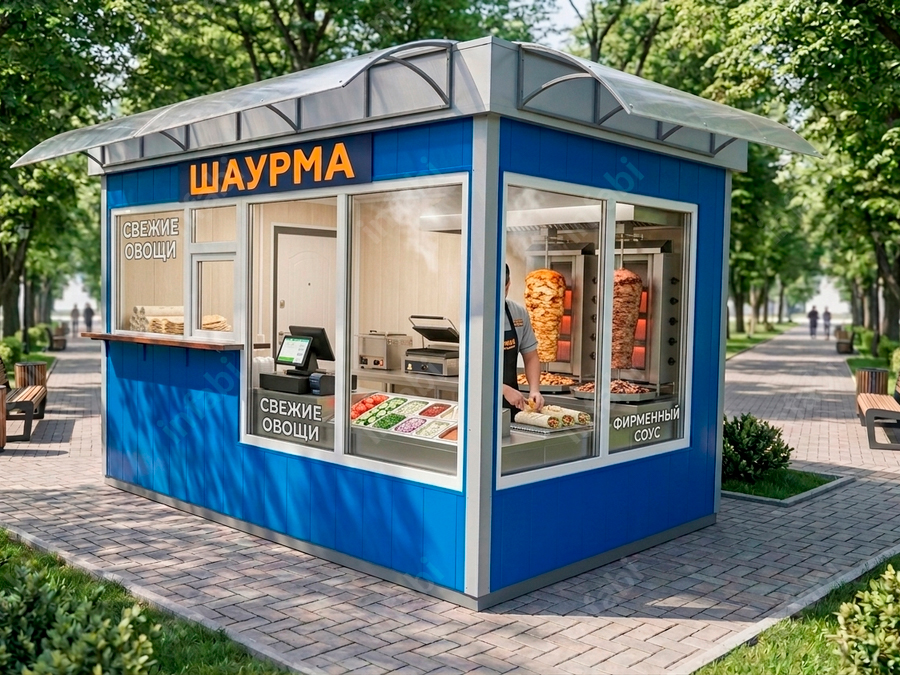 Фотография 1. Торговый киоск для шаурмы (тип 5)